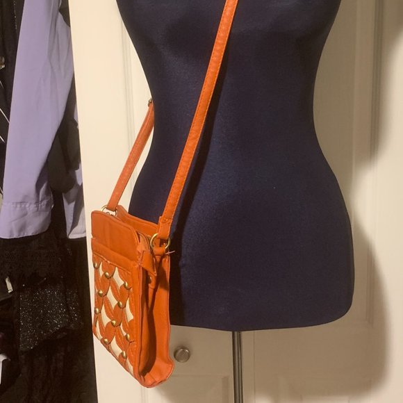 Unique Flower and Studded Crossbody - Picture 2 of 11